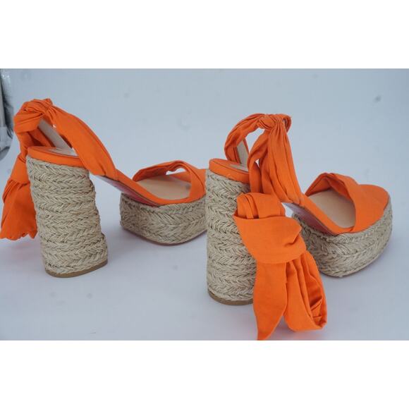 Christian Louboutin Mariza Du Desert 130 Platform Espadrille Sandal Size 42 12 - Picture 10 of 12